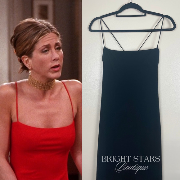 Rare Vintage Black Dress Alt ASO Rachel Green Friends Womens Maxi Gown Event - Picture 4 of 6